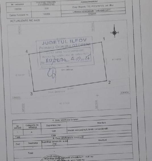 Otopeni, Padure,teren 1300 mp, D 20 m - 1