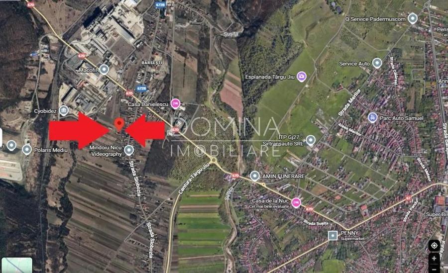 Vanzare teren extravilan, situat in Targu Jiu, strada Slobozia - 2