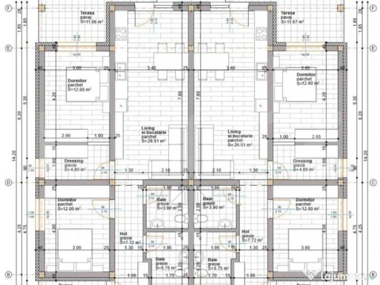 Duplex, 73mp, Valea Budacului, 125000, semifinisat - 7