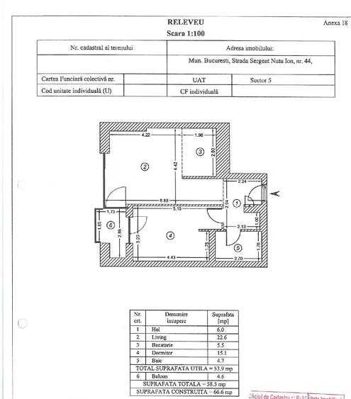 VANZARE APARTAMENT 2 CAMERE/MOBILAT,UTILAT,PARCARE//ONE COTROCENI PARK - 9