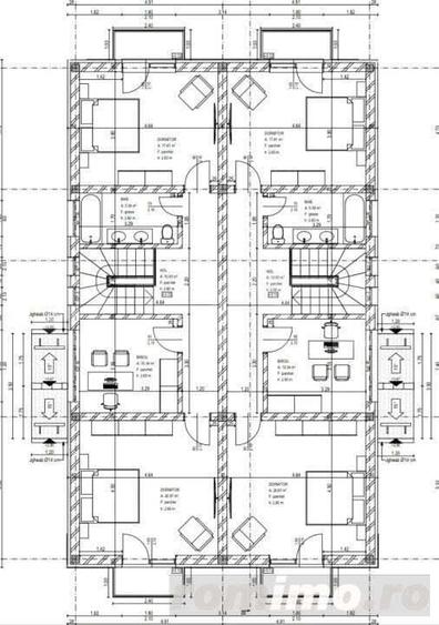 Duplex 4 camere, 140 mp utili, suprafata teren 300 mp, Giroc - 6