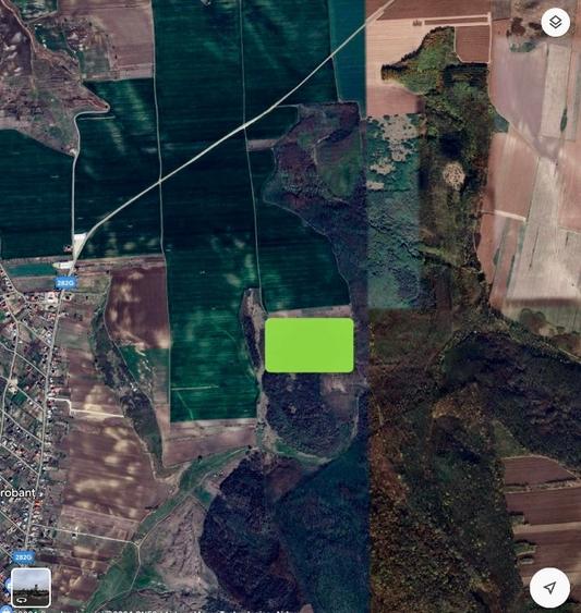 Teren agricol extravilan de 9018 mp, în Aroneanu