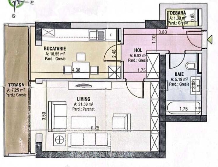Garsoniera spatioasa Urban rezidence tractorul langa coresi mall - 2