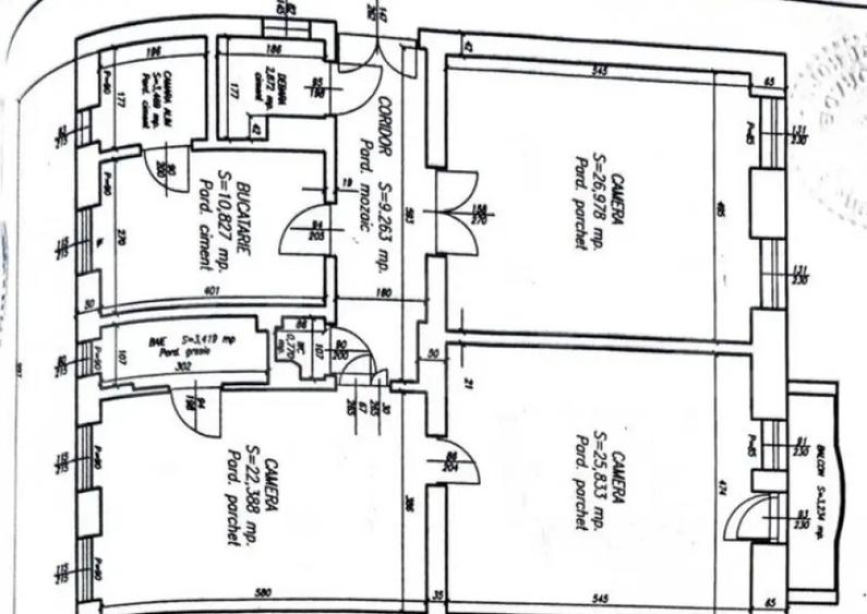 Spatiu birou de inchiriat, cu 3 camere, 105 mp, spatios, zon - 4