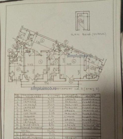 Metrou Iancului 3 camere 82 mp etaj 2 loc parcare - 6