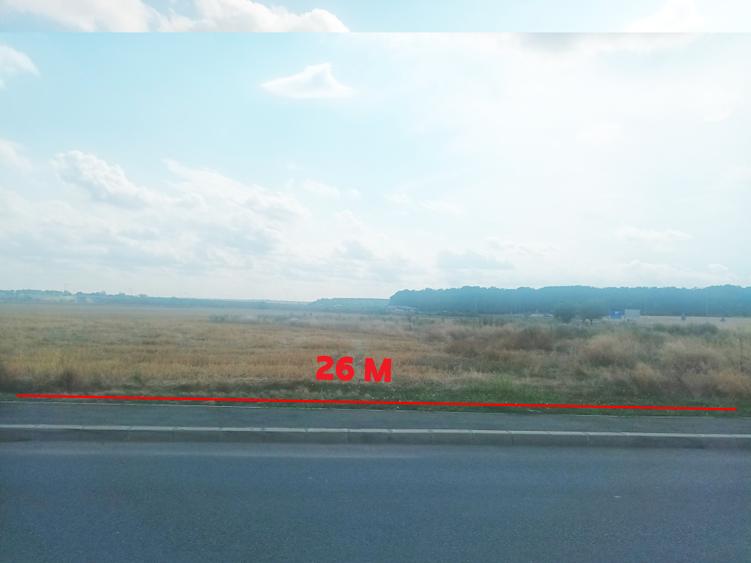 Teren Intravilan Constructii de 12.300 mp, Cu Deschidere la Sosea Asfaltata - 12