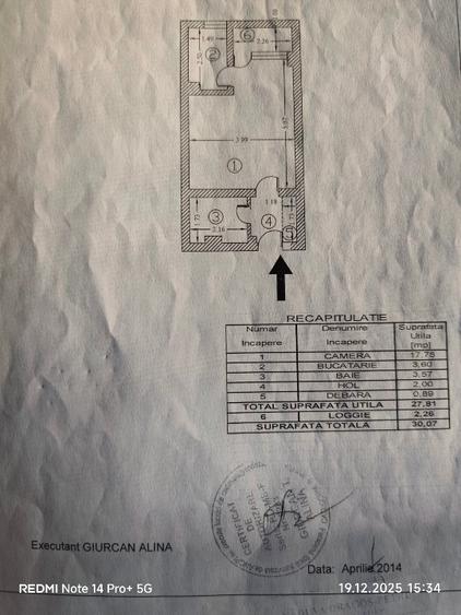 Proprietar Garsoniera piata Minis  - 1