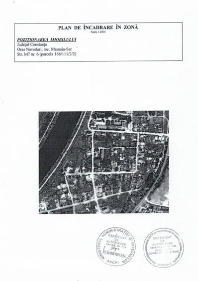 Teren intravilan Mamaia-Sat, str. M7 nr. 6, 505 mp, certificat urbanism P+4 - 3
