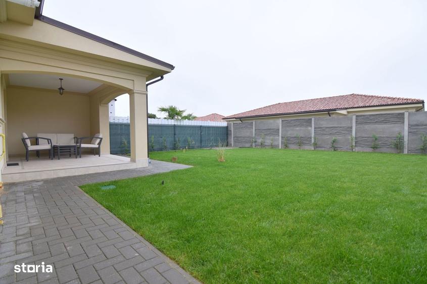 De vanzare casa plan parter in stil mediteranean -Mosnita Noua - 2