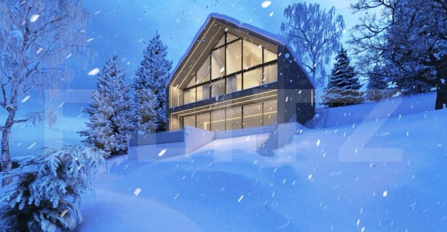 Cabana moderna, 6 camere, 400 mp, zona Muntele Rece - 8