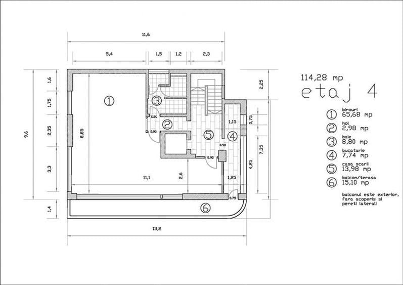 Cladire individuala 880 mp de inchiriat - metrou Aviatorilor - 14