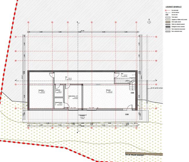 Teren cu fundatie si proiect autorizat pentru cabana lemn -Balcesti, Cluj - 7