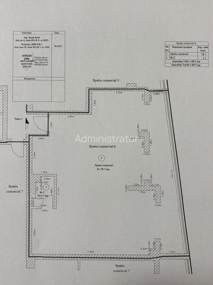 Spatiu comercial de vanzare, pe strada Tineretului, stradal, Militari Residence