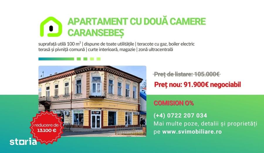 Apartament cu 2 camere în Caransebeș