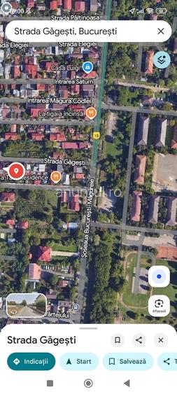 Rahova, Antiaeriana, teren intravilan