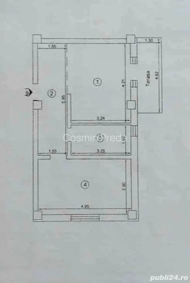 Apartament 2 camere Valea Lupului