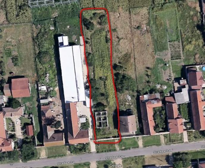 Teren pt. 1-3 case Sacalaz central asfalt utilitati, 1882 mp, FS=19,38mp. Com=0% - 1