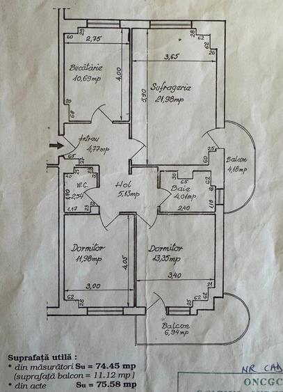 Apartament 3 camere zona Stadion mobilat si utilat - 8