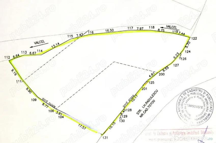 Teren de 1561 mp, în Pucioasa
