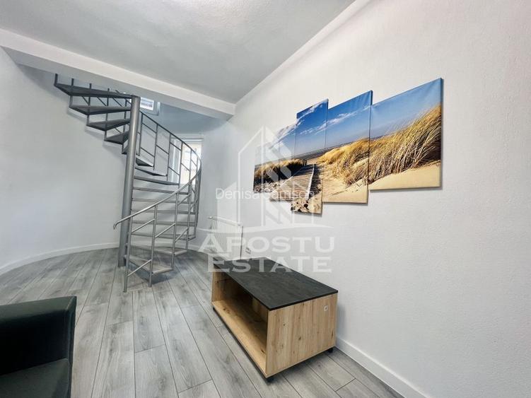 Apartament cu doua camere si scara interioara ,in zona Dorobantilor