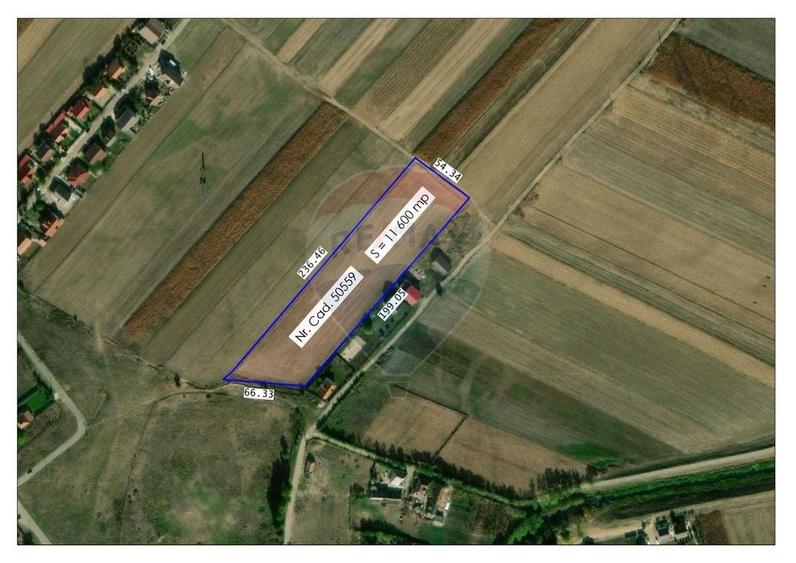 Teren intravilan de vanzare, 11.600 mp - Tarian, Girisul de Cris - 1