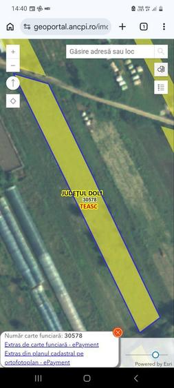 Teasc, jud.Dolj - 2777 mp intravilan, deschidere la 2 strazi - 3