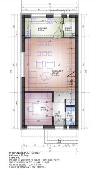 Casa/Vila de vanzare, P+1, 5 camere, curte - 10