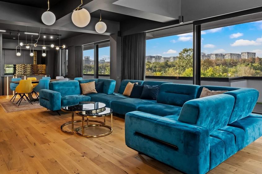 Apartament 3 camere lux | 140 mp | 33 mp terasă | Șos. Petricani - 1