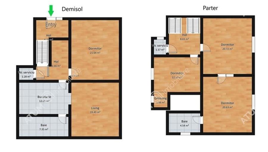 Vila cu 200 mp utili si teren de 1000 mp zona Trei Stejari Sibiu - 7