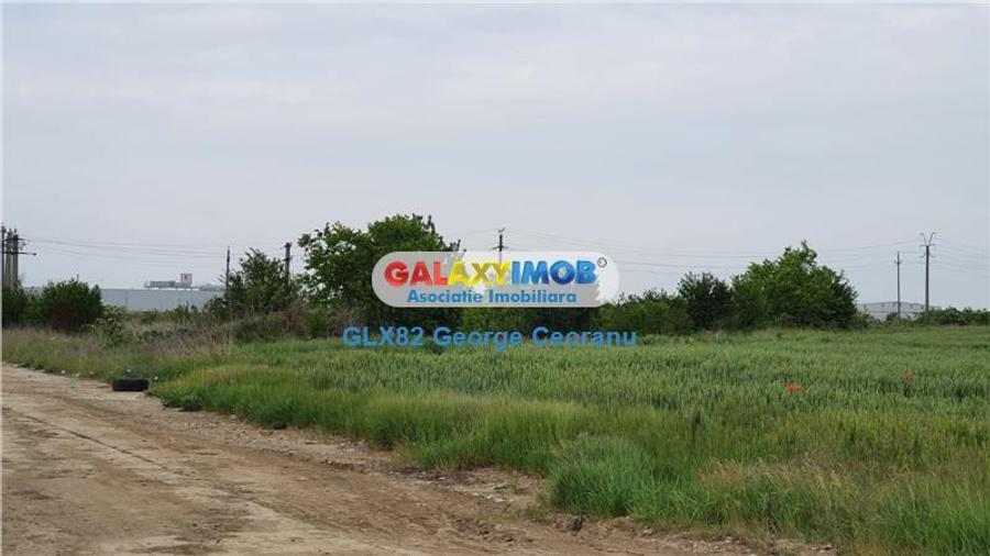 Vanzare teren  intravilan indust 38500mp zona Buftea Crevedia Kaufland - 3