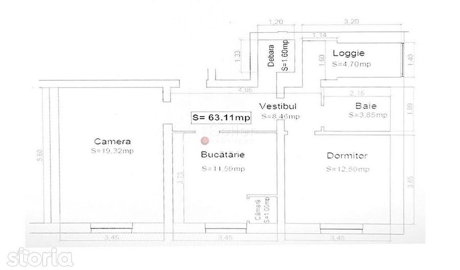 Apartament Insorit | Structura Generoasa - 5
