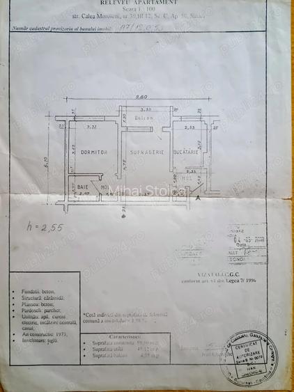 De vanzare apartament cu 2 camere semidecomandat Sinaia De vanzare apartament cu 2 camere semidecomandat Sinaia