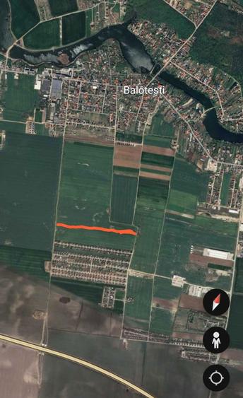 Vand teren 23300 mp Balotesti. - 2