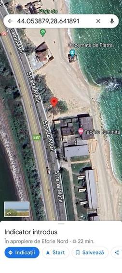 Teren construcții, vedere frontala la mare și Certificat Urbanism - Eforie - 2