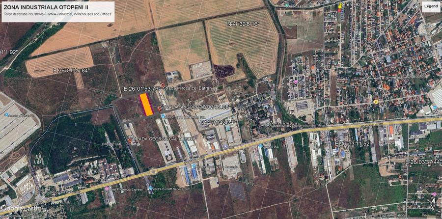 Teren Construcții intravilan de 10000 mp, în Exterior Vest
