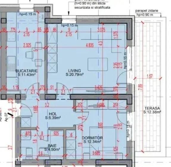 Apartament 2 camere decomandat parcul Teilor Pallady STB - 1
