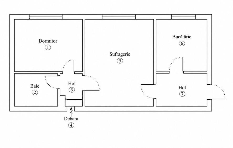 De inchiriat Apartament 2 camere Vasile Goldis et. 4/4 - 2