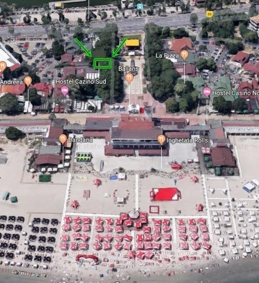 Teren cu vad comercial in Piateta Hotel Cazino Mamaia / POT 70% - CUT 4 - 3