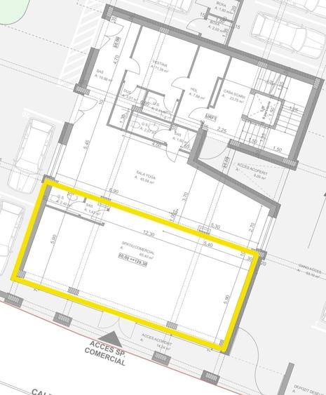 Spațiu comercial nou, bloc verde | de inchiriat | Calea Clujului - 10