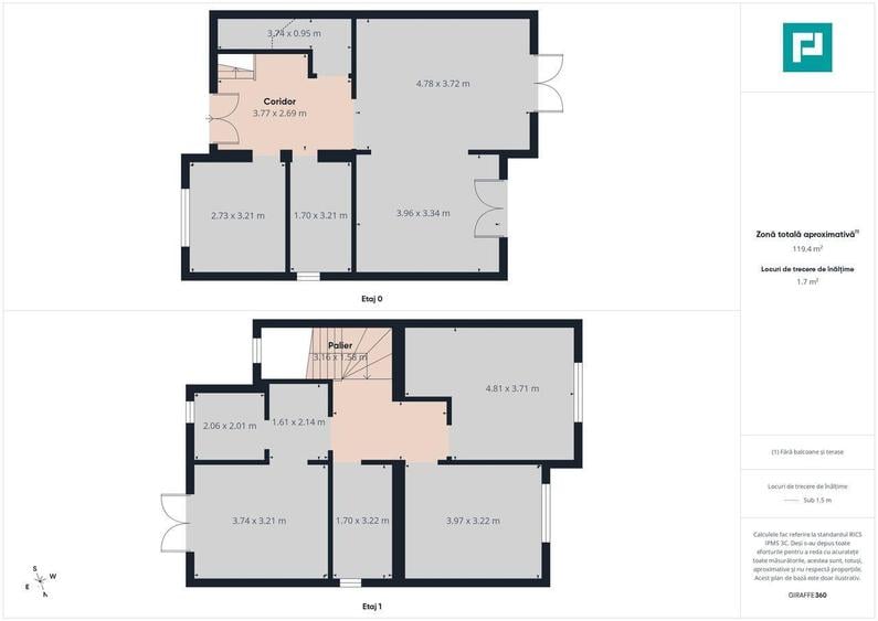 Duplex solid 120 mp, intimitate ?i calm in Chisoda - 8