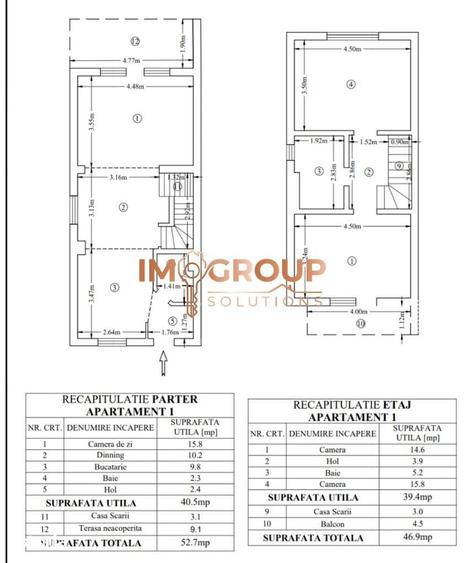 Casa Tip Duplex -Rediu -An 2020 -90Mp + 150 Mp Teren - 4