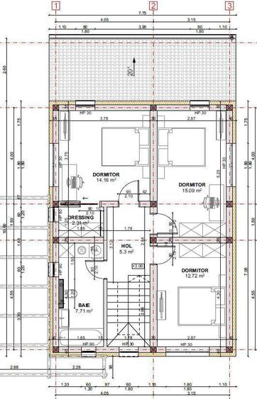 Vand casa individuala, Parter+Etaj, Supraf construita 173.21 mp - 2