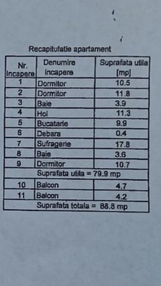 Apartament 4 camere, etaj 4, zona Kaufland  Libertatii - 2