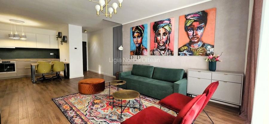 Apartament cu 2 camere semidecomandat, mobilat în Zorilor