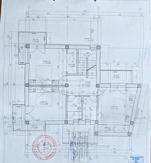 Casa Single in Bucuresti, P+2+M, 368 mp, teren 530 mp, 299000 e, Neg. - 2