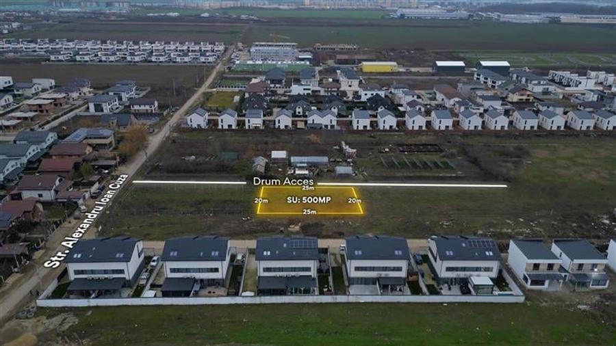 STR ALEXANDRU IOAN CUZA,LIDL,TEREN  500 MP,ASFALT,GAZ,CURENT,CANALIZARE - 3