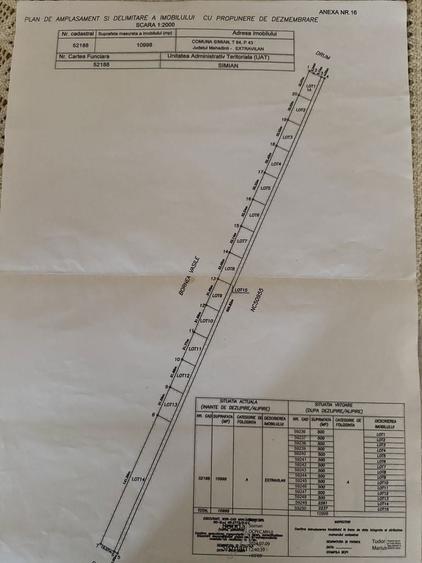 Teren parcelat de vanzare,Simiam - 2