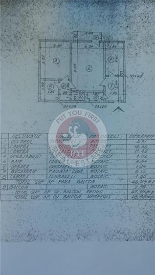 Perla | 2 camere | 49mp | Semidecomandat | B12391 - 5