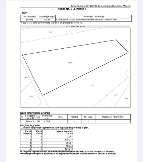 Teren cu priveliste deosebita /muntii Bucegi,in sat Pestera/Moeciu zona La Odai - 3