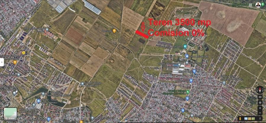 Teren Construcții intravilan de 3500 mp, în Dobroești